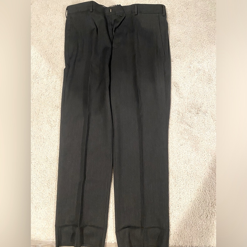 Brooks Brothers, charcoal, gray dress pants